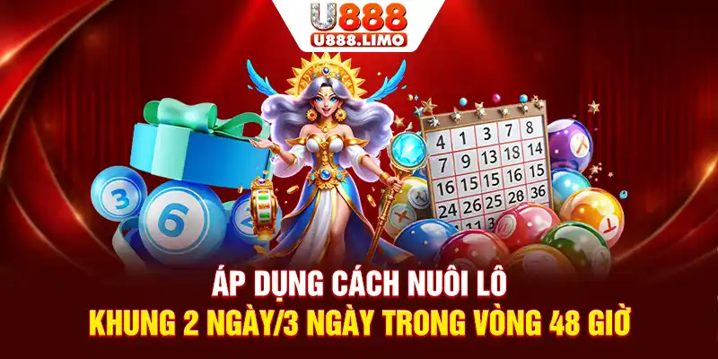 Áp dụng cách nuôi lô khung 2 ngày/3 ngày trong vòng 48 giờ