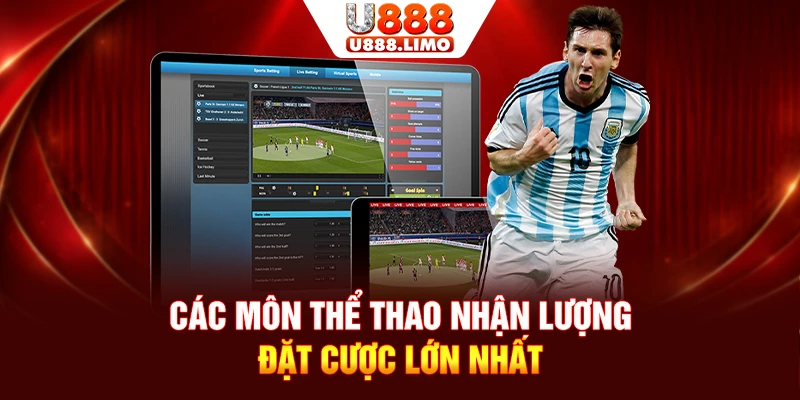 Các môn thể thao nhận lượng đặt cược lớn nhất